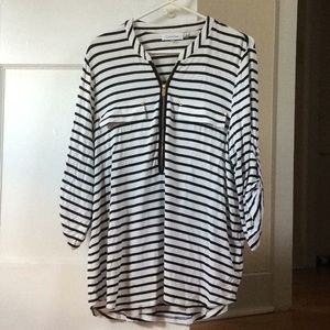 Calvin Klein striped blouse